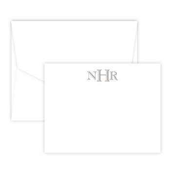 Altamira Monogram Card - Digital Print - Fairfax Stationery