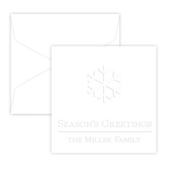 Holiday Portrait Enclosure - Embossed