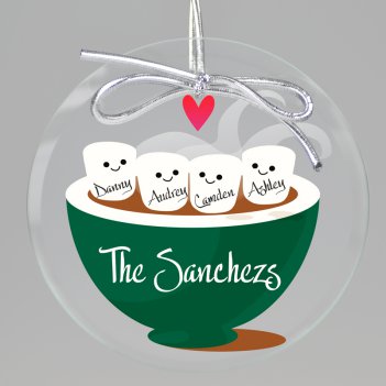 Hot Chocolate Keepsake Printed Ornament 