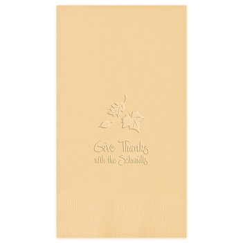 Autumn Guest Towel - Embossed