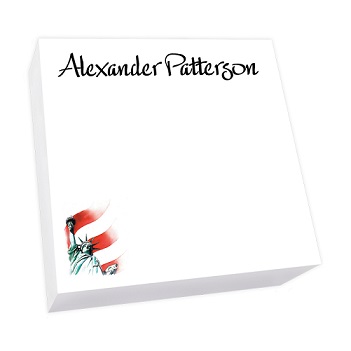 America Memo Square - White REFILL