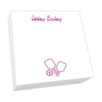 Pickleball Memo Square - White Refill
