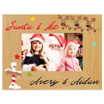 Santa and Me Printed Picture Frame