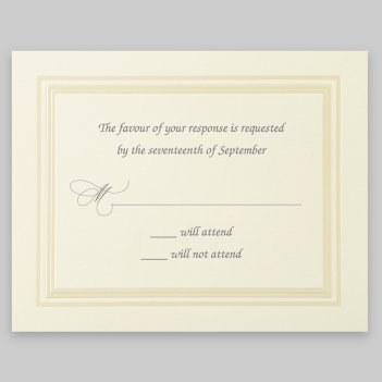 Coventry Response Card - Raised Ink
