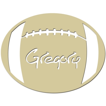 Football Wall Sign