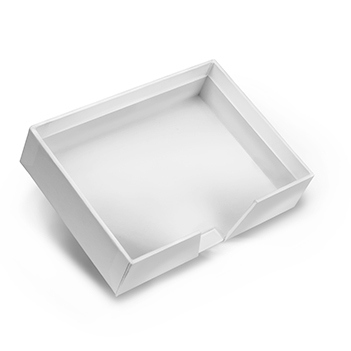 White Linen Agenda Holder