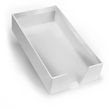 White Linen List Holder